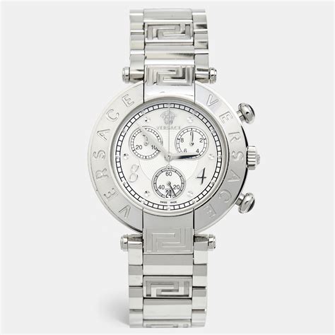 Versace Mother of Pearl Stainless Stainless Reve 68C Women's 